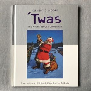 NEW Clement C Moore Twas The Night Before Christmas Hardcover Classic Santa Book